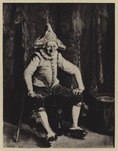 Le Polichinelle assis by Jean Louis Ernest Meissonier